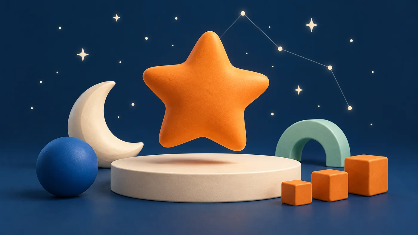 A playful space observatory — Mercury Kids illustration